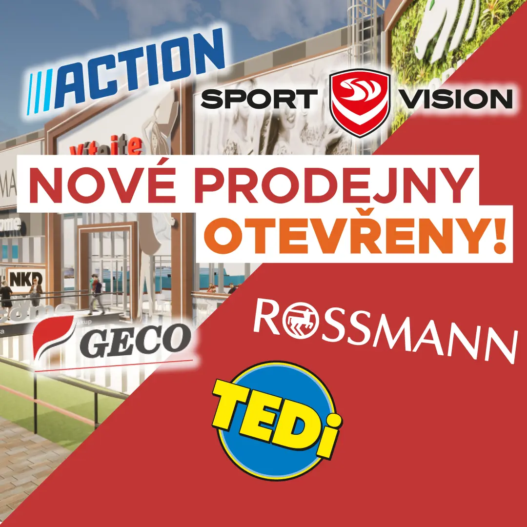 Nové prodejny otevřeny